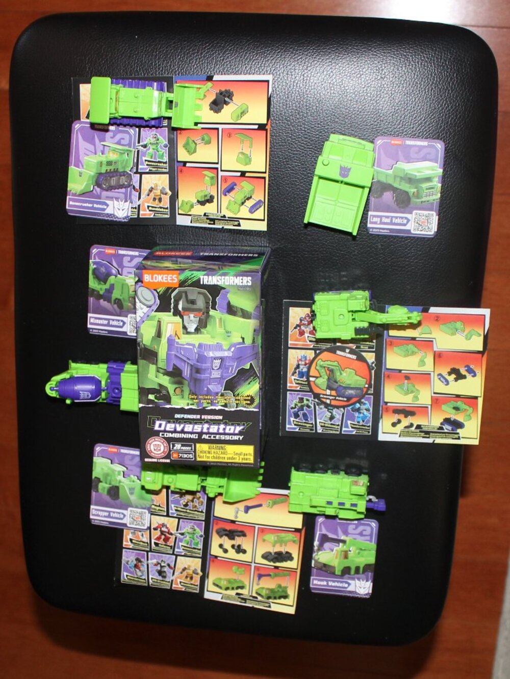 complete Blokees Transformers Defender Devastator Set Constructicon Vehicles Kit